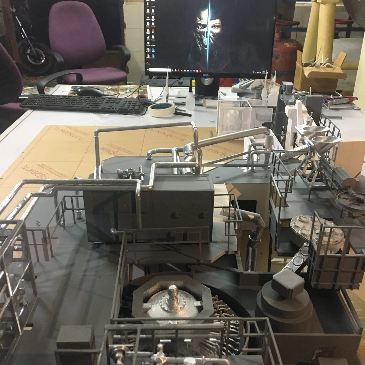 Plant model layout