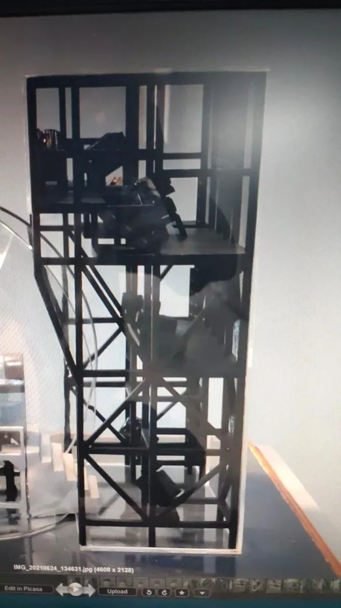Steel tower structure