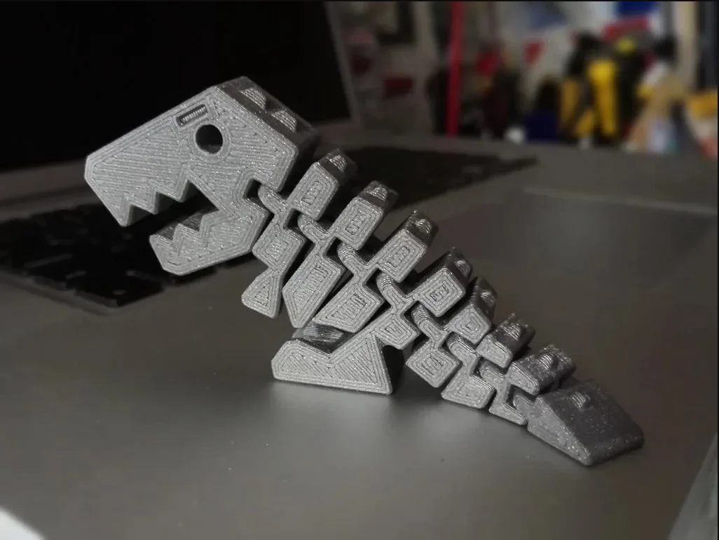 Articulated flexi dragon